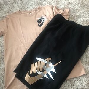 Nike 3 brand boys short set